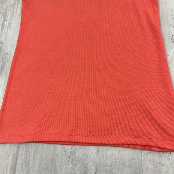 Faded Glory Coral Lace Trim Y2K Style Baby Doll Feminine Fairy Whimsy Tank Top - Picture 4 of 8